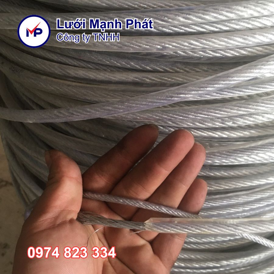 Cáp thép bọc nhựa