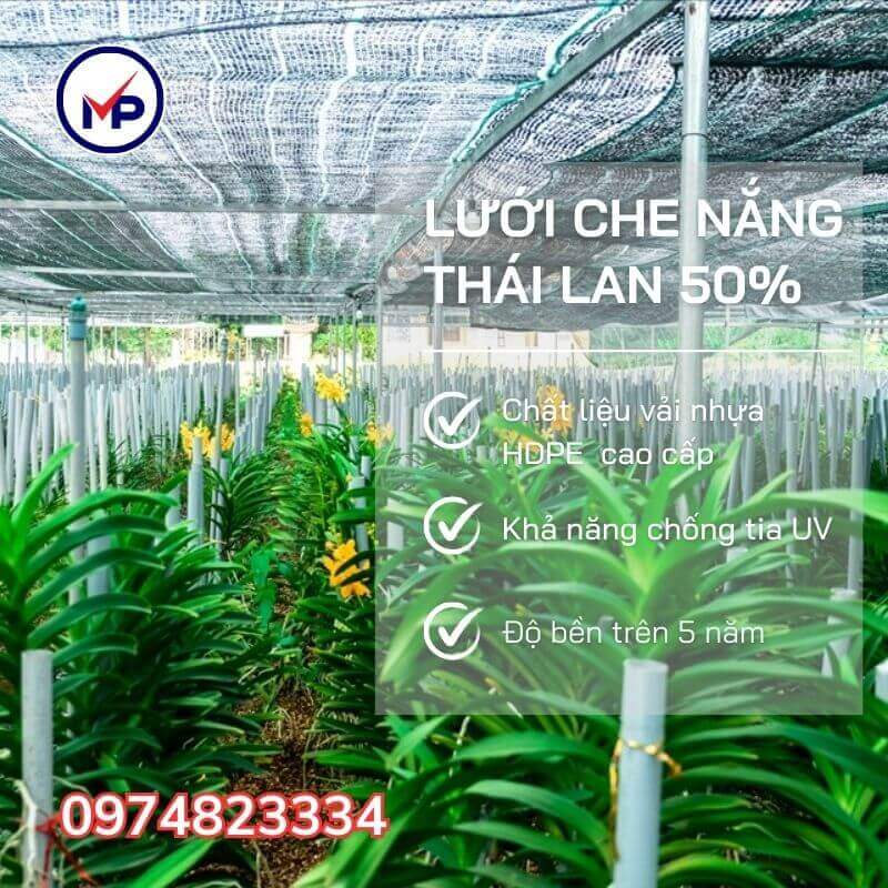 Lưới chống nắng Thái Lan 50%