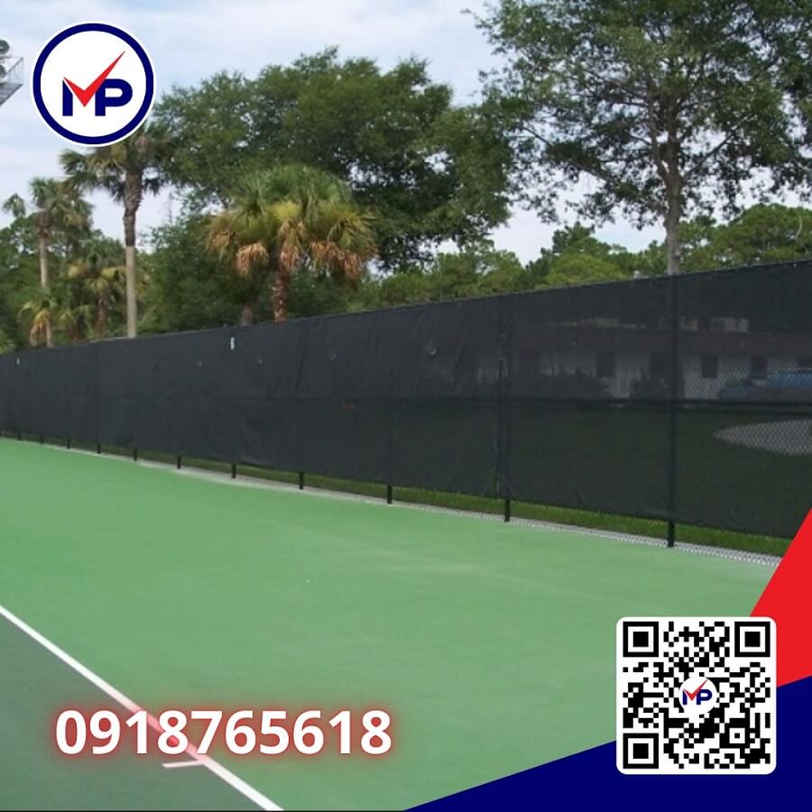 lưới chắn gió sân pickleball