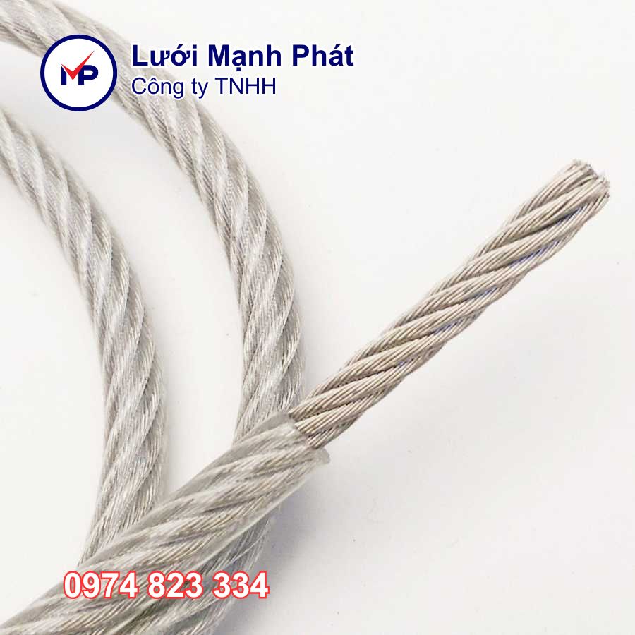 Cáp thép bọc nhựa