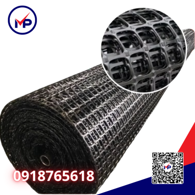 Lưới nhựa ô vuông màu Đen kích thước 1m x 50m ô 3.5 cm