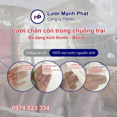 Lưới chống ruồi muỗi chuồng trại