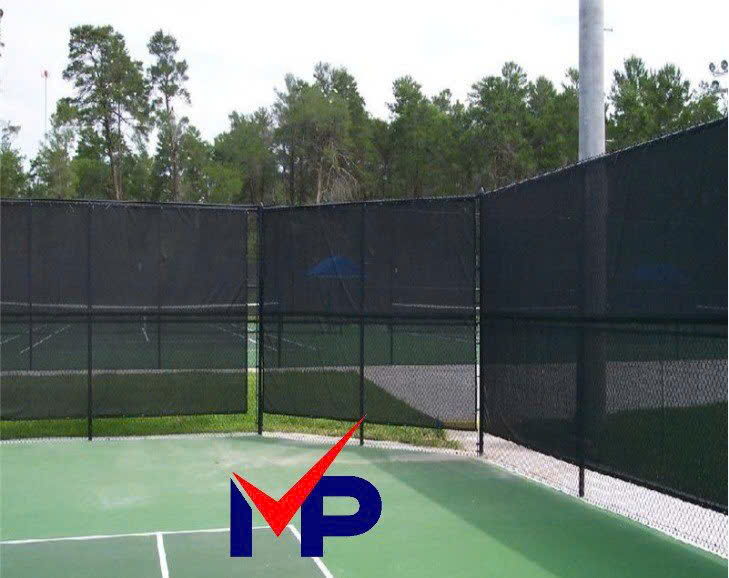 Lưới dệt kim đen chắn sân Pickleball