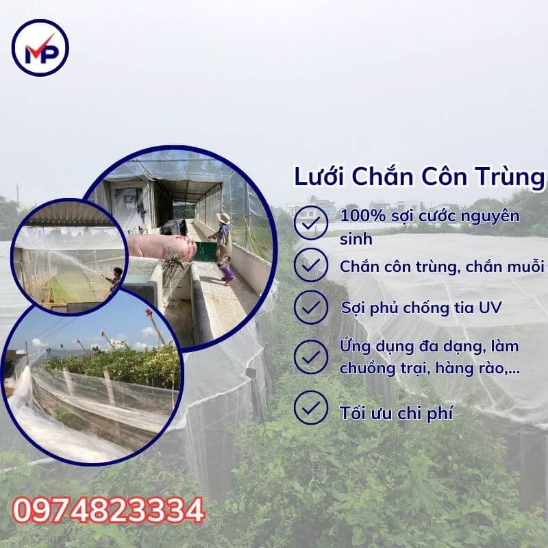 Lưới chắn côn trùng khổ 2m, 3m, 4m