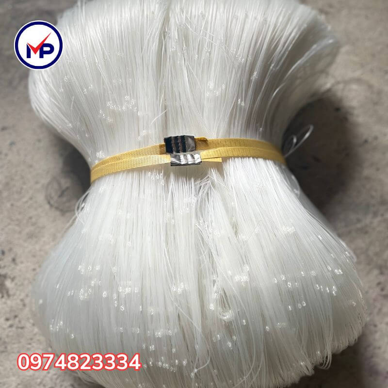 lưới cước làm giàn leo