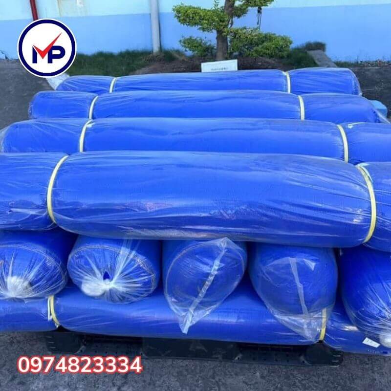lưới công trình xanh lá, xanh dương