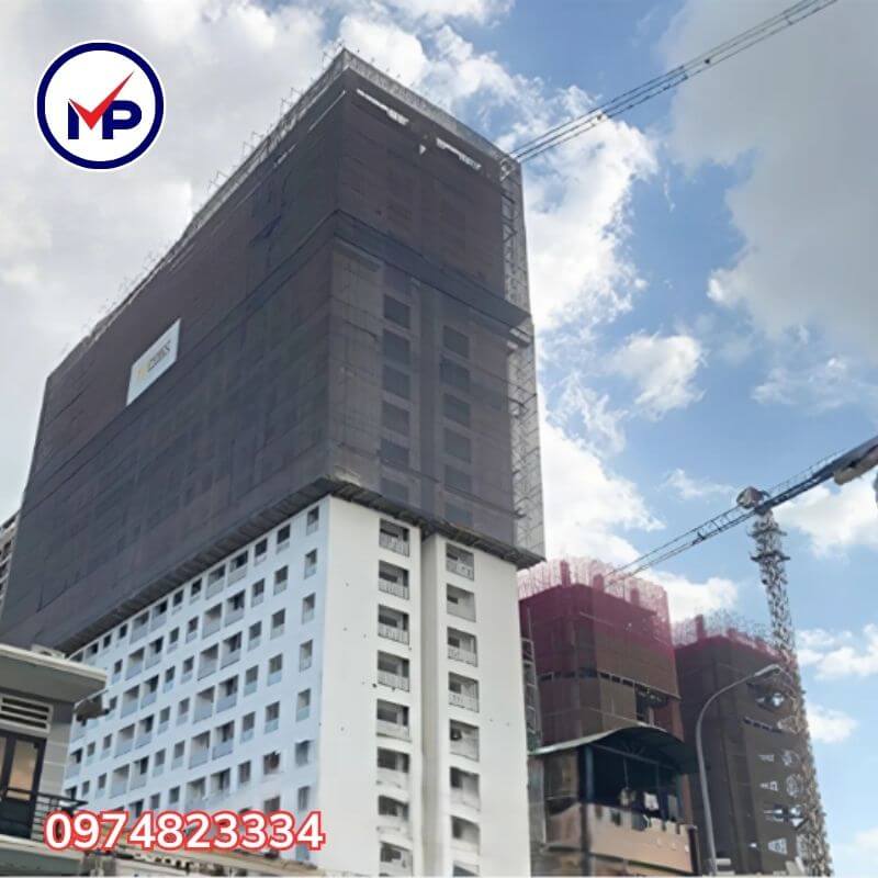 Lưới đen bao che công trình