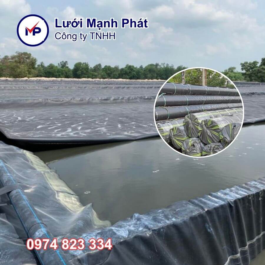 bạt lót ao hồ hdpe