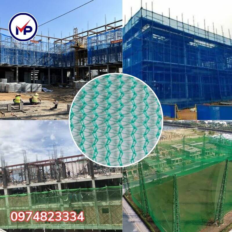 lưới bao che công trình tại dn