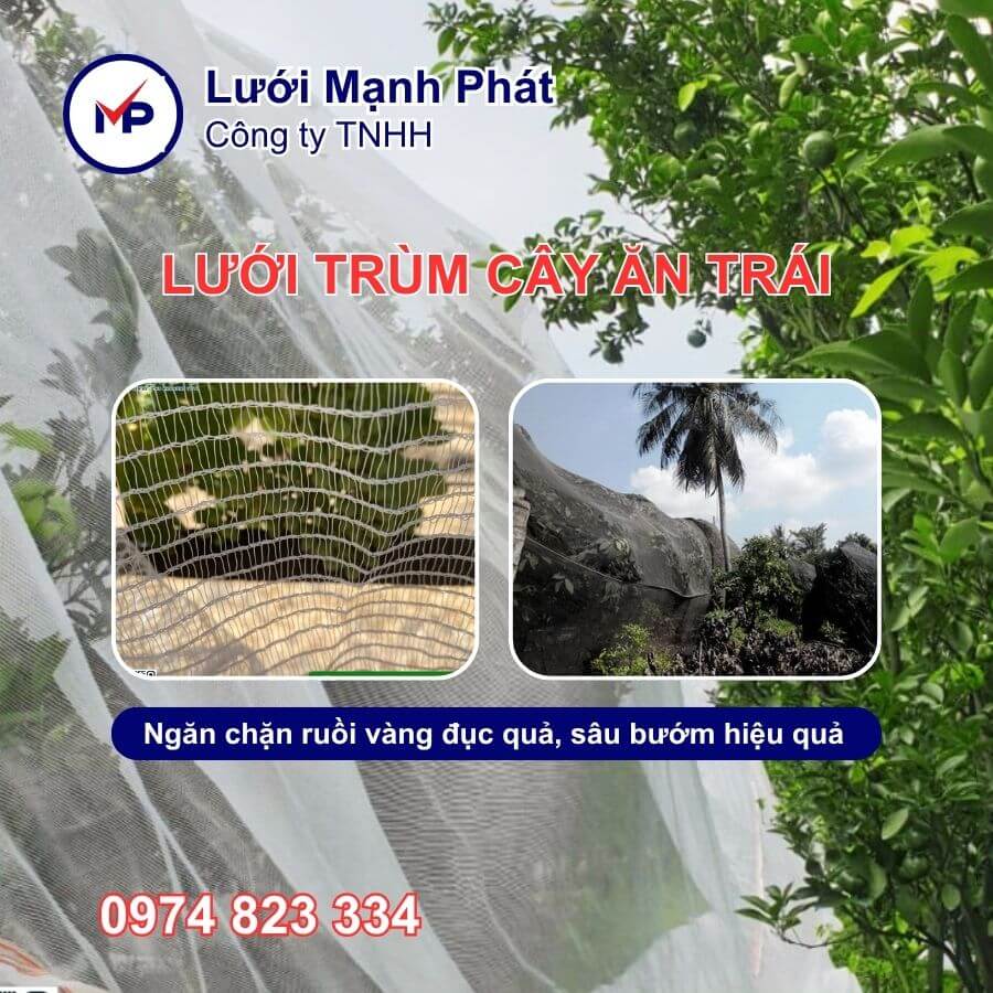lưới trùm cây ăn quả